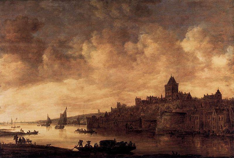 Jan van Goyen View of Nijmegen oil painting picture